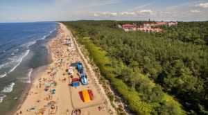 Krynica Morska plaże bez tłoku